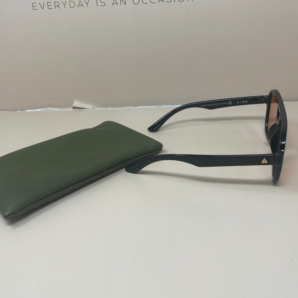 (NWT) Aire | Whirlpool Sunglasses in Black & Tan Tint - Picture 4 of 7